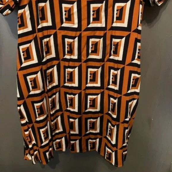 Anthropologie Corey Lynn Calter Meriwether Tunic Dress - Retro geometric print - Picture 13 of 16